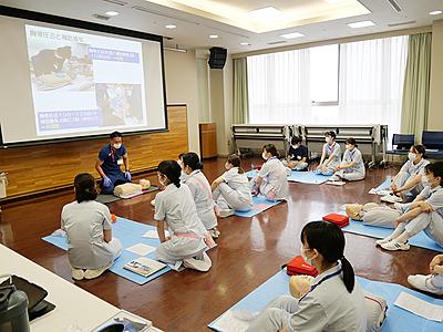 社会医療法人大雄会（総合大雄会病院・大雄会第一病院） 看護師1年目の研修風景