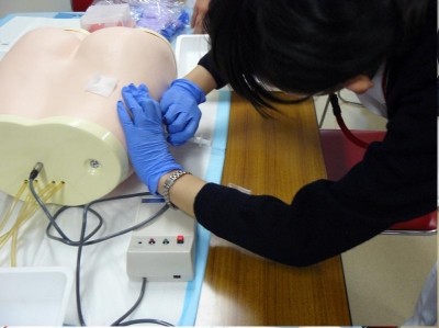 大垣市民病院 実技研修もしっかり行います！