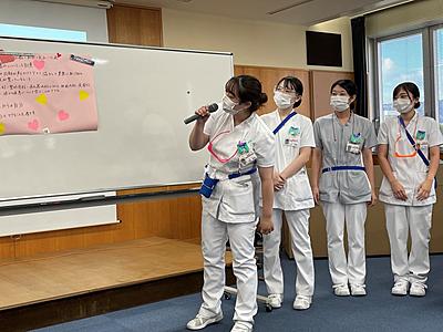 市立豊中病院 新人の成長に合わせた研修が毎月計画されています