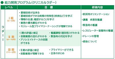 複十字病院 看護部教育計画