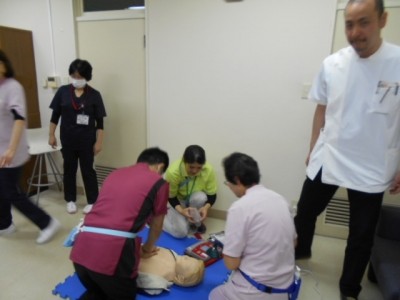埼玉森林病院 BLS研修