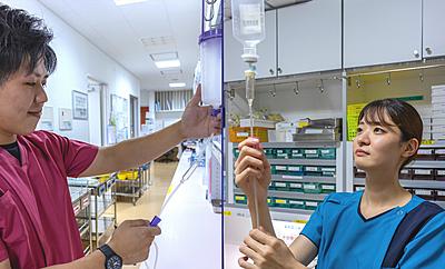 寿泉堂綜合病院・寿泉堂香久山病院 「点滴」の実技研修