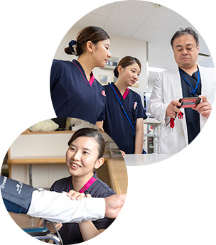 五日市記念病院 新人看護師の1年目 ～各時期の目標に基づいて教育・研修を実施していきます～