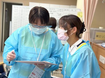 佐渡総合病院（JA新潟厚生連） 合同災害訓練