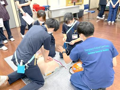 社会医療法人大雄会（総合大雄会病院・大雄会第一病院） 看護師1年目の研修風景