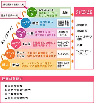 加納総合病院 クリニカルラダー
