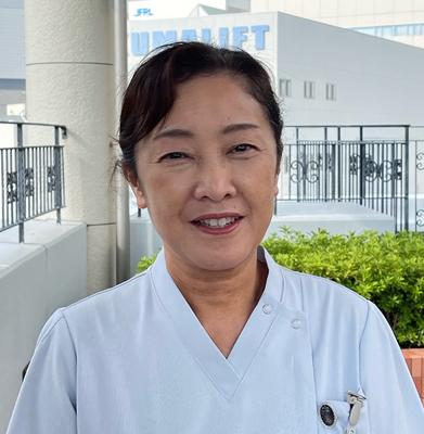 彩都友紘会病院 がん放射線療法看護認定看護師です