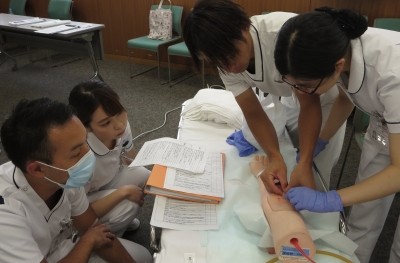 日野市立病院 新人１年目の研修時の様子