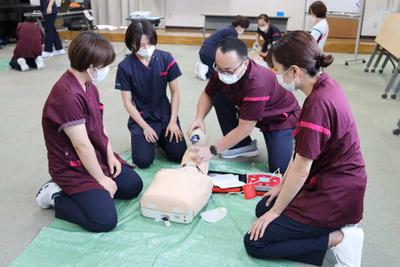 指扇病院・指扇療養病院 研修「BLS演習」