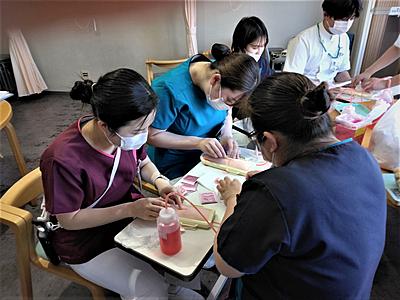 至誠堂総合病院 2023年入職の新人さんの研修風景①