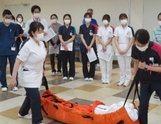 小千谷総合病院（JA新潟厚生連） 院内の防災訓練