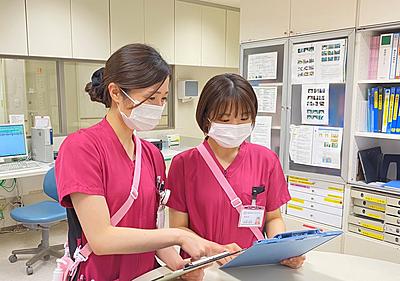 北里大学メディカルセンター  プリセプター・チューター制度による、安心で丁寧な指導  