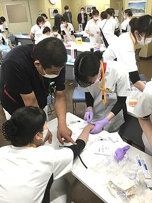 古賀病院グループ 2024年度の看護部新人研修の様子になります♪