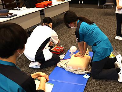 社会医療法人厚生会　中部国際医療センター 全職員対象のBLS研修