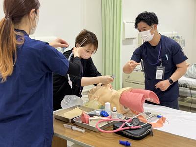 岸和田徳洲会病院 医療研修施設で行う一泊二日の新人基礎看護研修