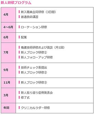 AMGグループ　桜ヶ丘中央病院 新人研修プログラム