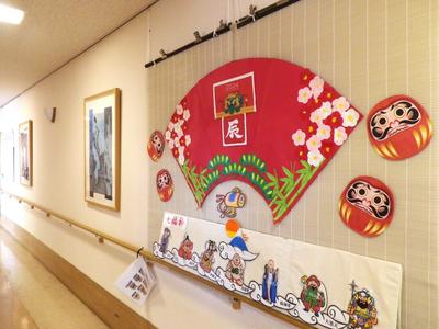 小平中央リハビリテーション病院 病棟の廊下