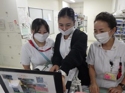 静岡赤十字病院 病棟での働く様子①