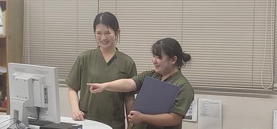 かないわ病院 笑顔と声かけが自然にある風景