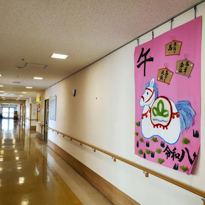 小平中央リハビリテーション病院 病棟の廊下