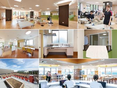 医療法人社団東光会 戸田中央リハビリテーション病院 1階リハビリテーションセンター　各病棟リハビリテーション室 屋上庭園