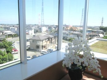 熊谷総合病院 青空の見えるコーナー( '́⌣'̀)/♫•*¨*•.¸¸♪