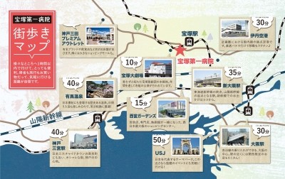 宝塚第一病院 自慢の立地条件