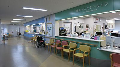 横浜市立脳卒中・神経脊椎センター 日常風景1